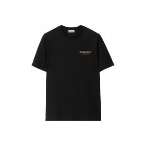 Burberry Обычная футболка женская черная