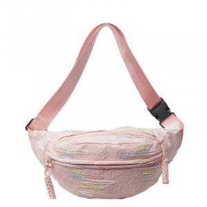 DCLOUD Тканевая наплечная сумка через плечо унисекс, Pink