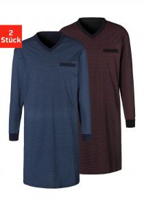 Короткая пижама LE JOGGER, синий/красный