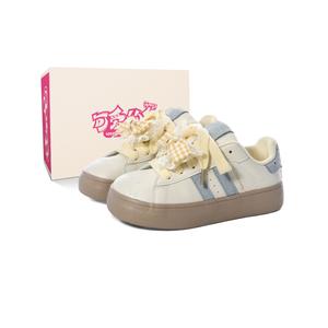 Lovely you Износостойкие и легкие низкие женские кроссовки Yellow Blue Chees