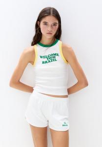 Топ PULL&BEAR Top, White