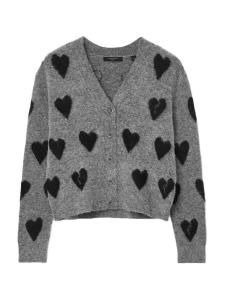 Вязаный кардиган AllSaints AMORA, серый