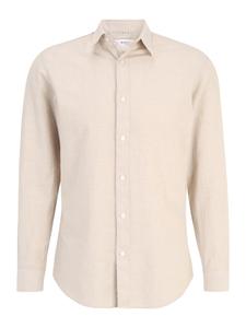 Повседневная рубашка SELECTED HOMME Slim fit Button Up Shirt, пятнистый бежевый