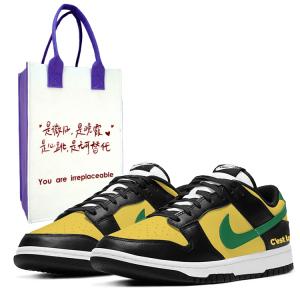 Nike Кроссовки для скейтборда Dunk King Kong Parrot нескользящие амортизирующие легкие низкие унисекс yellow black