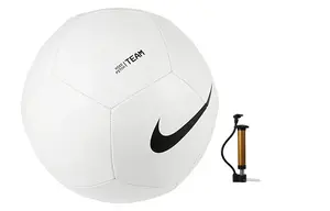 Nike Размер 5 футбольный мяч PU машинной строчки унисекс white