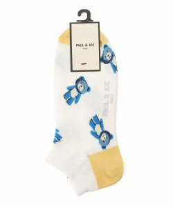 (M) Paul & Joe / Короткие носки Paul & Joe с принтом медведя