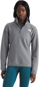 Женская флисовая кофта The North Face Glacier с воротом на молнии, серый