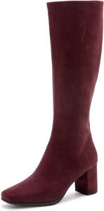 Женские ботфорты Aerosoles Micah, Fig Stretch Faux Suede