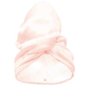 Двусторонний шелковый тюрбан - пудрово-розовый, 1 шт. So Fluffy