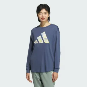 Футболка с длинными рукавами adidas с графическим принтом