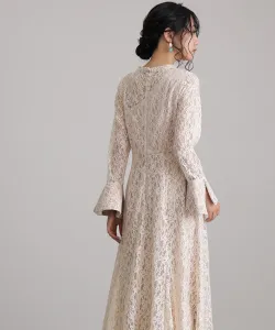 Вечернее платье для свадебной церемонии, платье для приглашения, платье для торжественного случая, платье для вечеринки после свадьбы Pourvous, цвет Beige