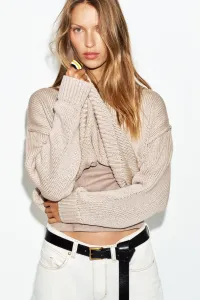 Zara Набор из 2 колец из металлической смолы maxi