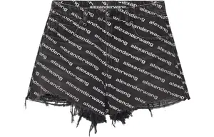 Шорты с логотипом Bite Alexander Wang, серый