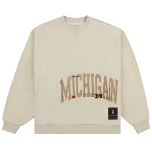 Толстовка Mitchell & Ness X унисекс коричневого цвета Travis Scott, коричневый