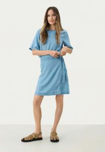 Джинсовая юбка Wrap skirt Part Two, цвет Light Blue Denim