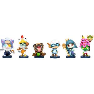 Набор фигурок chibi персонажей League of Legends для Дня смеха LOL