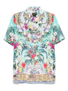 Camilla рубашка с цветочным принтом, синий