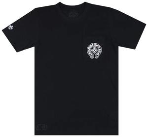 Футболка Chrome Hearts с принтом в виде подковы, черная