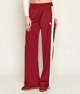 Спортивные штаны Марлен relaxed fit Guess Active, бордовый