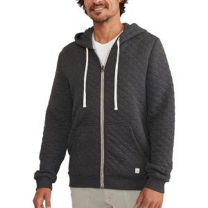 Толстовка Marine Layer Corbet Quilted Full Zip Marine Layer, Dark Heather Grey