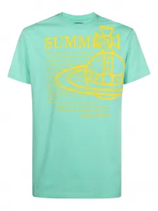 Футболка с графическим принтом Vivienne Westwood, зеленый