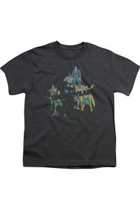 Футболка с коротким рукавом DC Comics для детей Gildan, серебряный