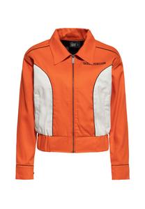 Блузон-жакет в характерном винтажном калифорнийском стиле QUEEN KEROSIN, оранжевый