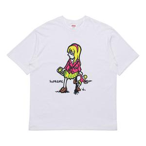 Футболка ss19 suzie switchblade tee white small short sleeve Supreme, белый
