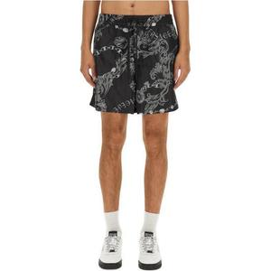 VERSACE JEANS COUTURE Повседневные шорты мужские черные