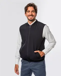 Мужской жилет 100% хлопок темно-синего цвета Wickett Jones