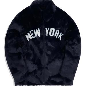 Флисовая куртка тренера для mlb new york yankees KITH, синий
