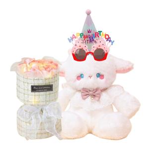 Плюшевая игрушка Running Bear милый питомец уютный ягненок успокаивающий плюшевый мишка воин кукла 50см высота KUMAOYA