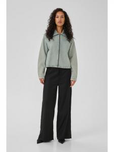 My Essential Wardrobe Джинсовая куртка MWMalea, прямого кроя, светло-голубой, с эффектом потертости