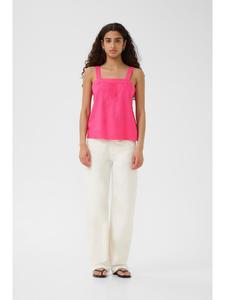 Блузка с короткими рукавами DallyIW, прямого кроя, чисто-розового цвета. InWear