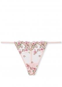 Женские трусы Victoria's Secret, цвет Champagne embroidery half pack