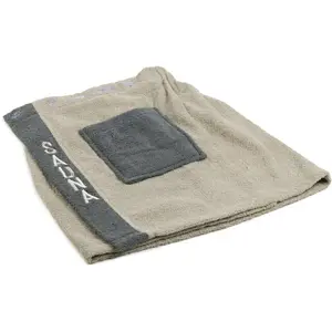 Kilt Сауна-килт, идеально для сауны и SPA Сауновый килт для мужчин, 100% хлопок, регулируемые пуговицы, вышивка Gözze, серо-коричневый