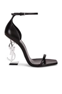 Туфли жеские Opyum YSL Heels Saint Laurent, цвет Nero