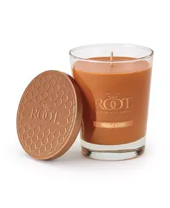 Большая свеча в стеклянной банке с ароматом сидра Root Candles, rust