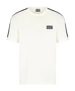 Футболка из серии Logo, изготовленная из хлопкового трикотажа. Emporio Armani Ea7, белый