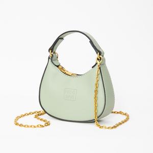 Искусственная кожа Мини-хобо Сумка через плечо FASHNZFAB, мятный