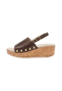 Сандалии на танкетке rimini Ara, Braun