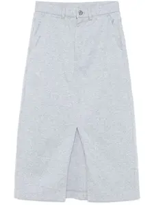 Юбка с вышитым логотипом Chocoolate, серый