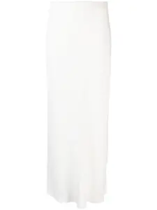 Юбка с разрезом Brunello Cucinelli, белый