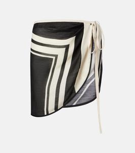 Пляжное парео Pietra из шерсти, шелка и хлопка SIR, Milano Nero