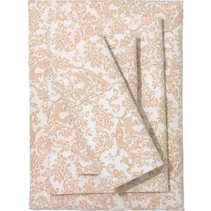 Набор простыней Brylanehome с принтом из дамасской ткани, 6 шт. BrylaneHome, цвет Pearl Damask