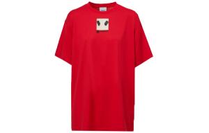 Футболка женская Burberry с принтом, красный