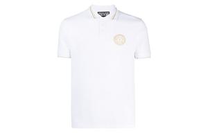 VERSACE JEANS COUTURE Белая поло для мужчин