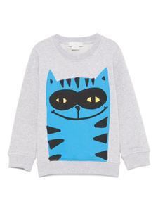 Stella McCartney Kids толстовка с графичным принтом, серый