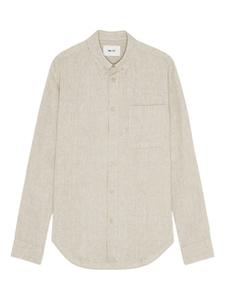 Льняная рубашка NN07, нейтральный