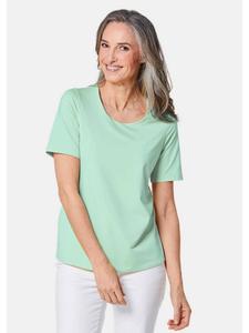 GOLDNER Футболка. Футболка в хорошем состоянии, из ткани, сохраняющей форму, мятно-зеленого цвета